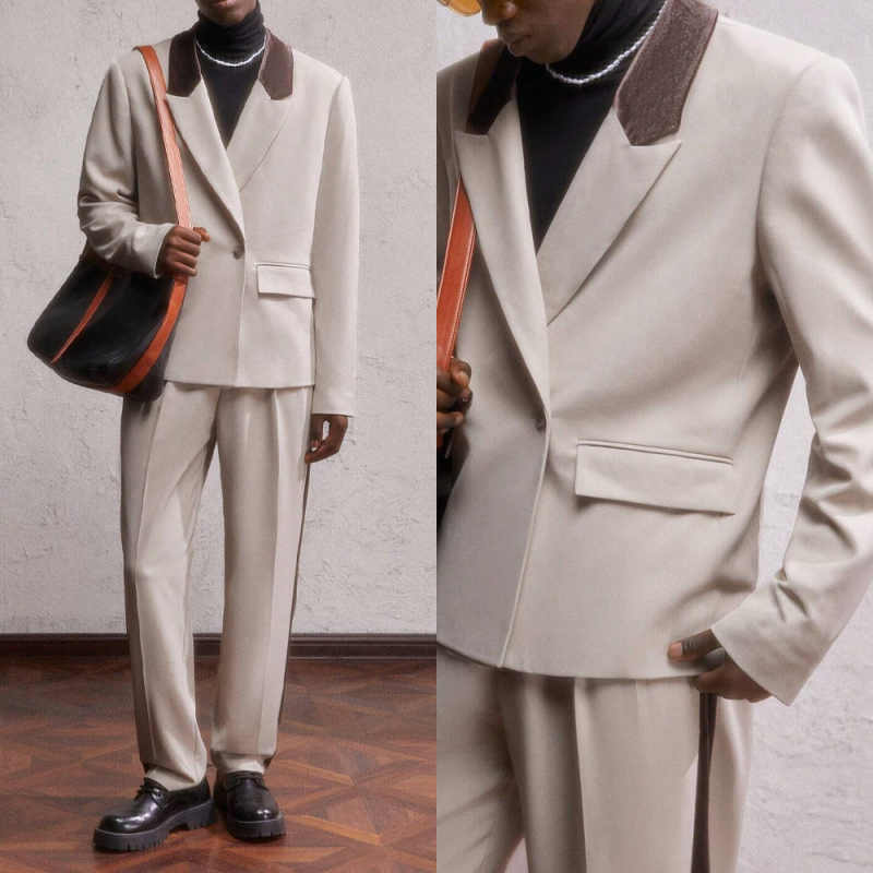 Men'S Style Formal Wear - Setelan Pria Sederhana 2 Potong Jaket