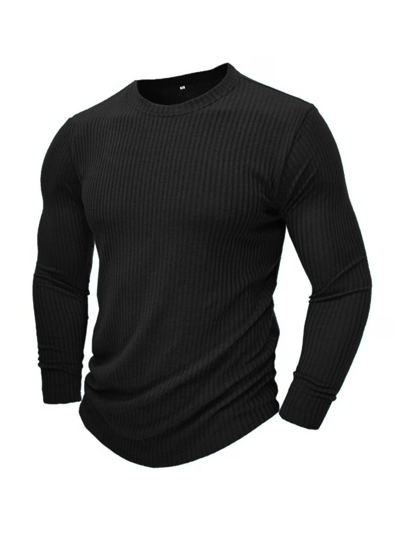 Kaos Rajut Lengan Panjang Kera - Men Formal Wear Top ulasan dan harga
