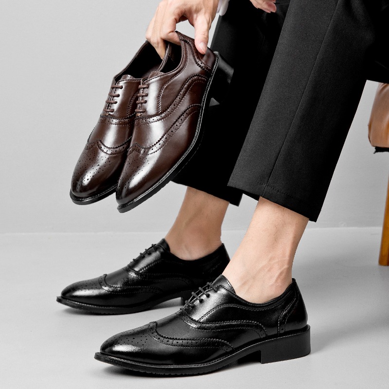 Sepatu Kulit Formal Gaya Klasi - Men'S Style Formal Wear ulasan dan harga