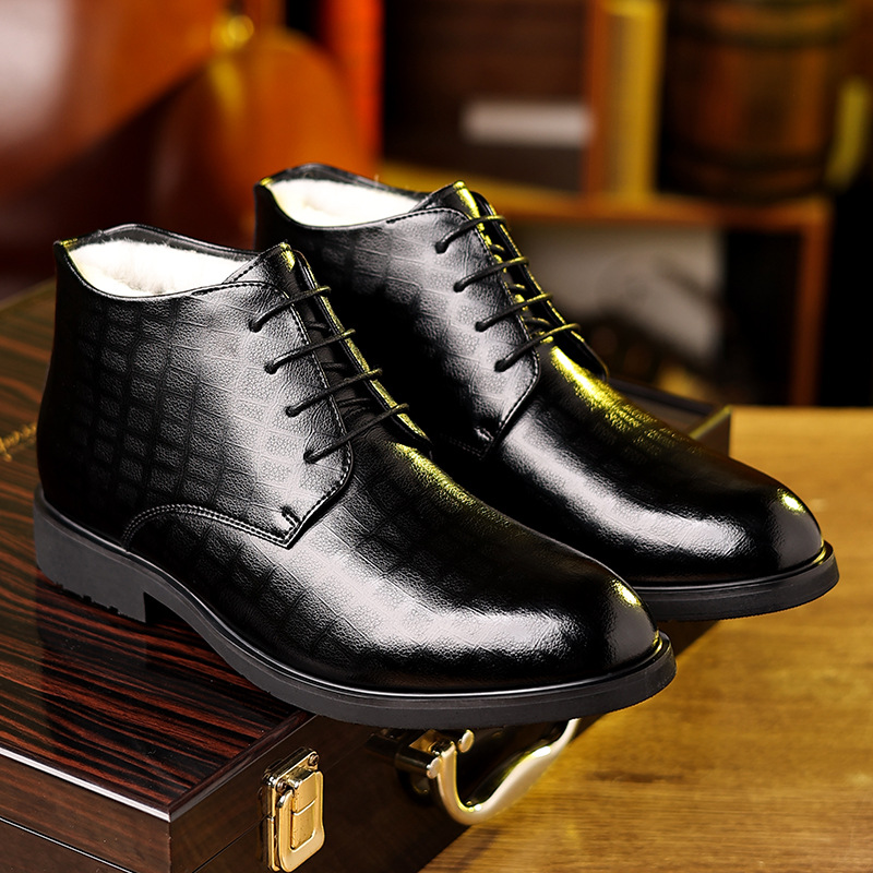 Sepatu bot kulit pria, sepatu  - Men Formal Wear Top ulasan dan harga