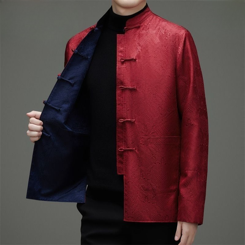 Jas Pria Gaya Tang Lengan Panj - Men'S Style Formal Wear ulasan dan harga