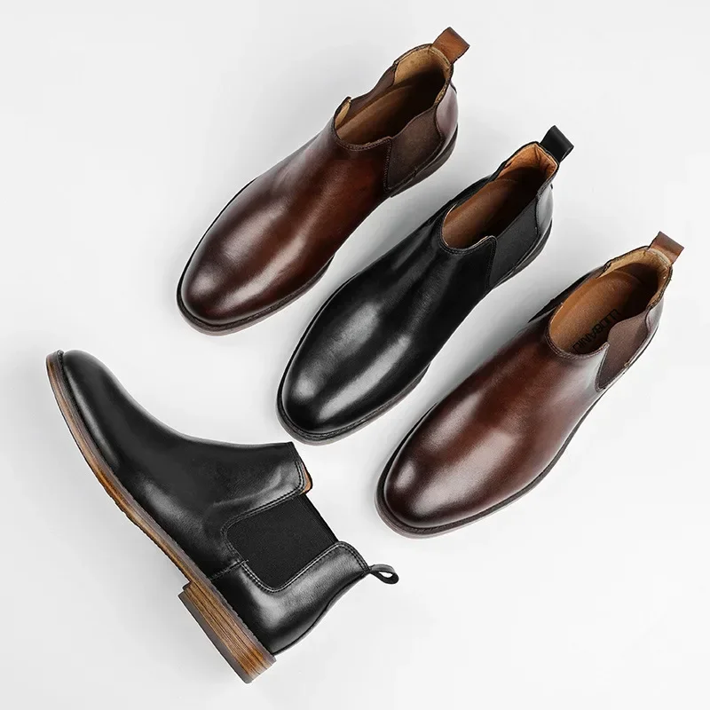 Sepatu Bot Fashion Bisnis Pria - Men Formal Wear Top ulasan dan harga