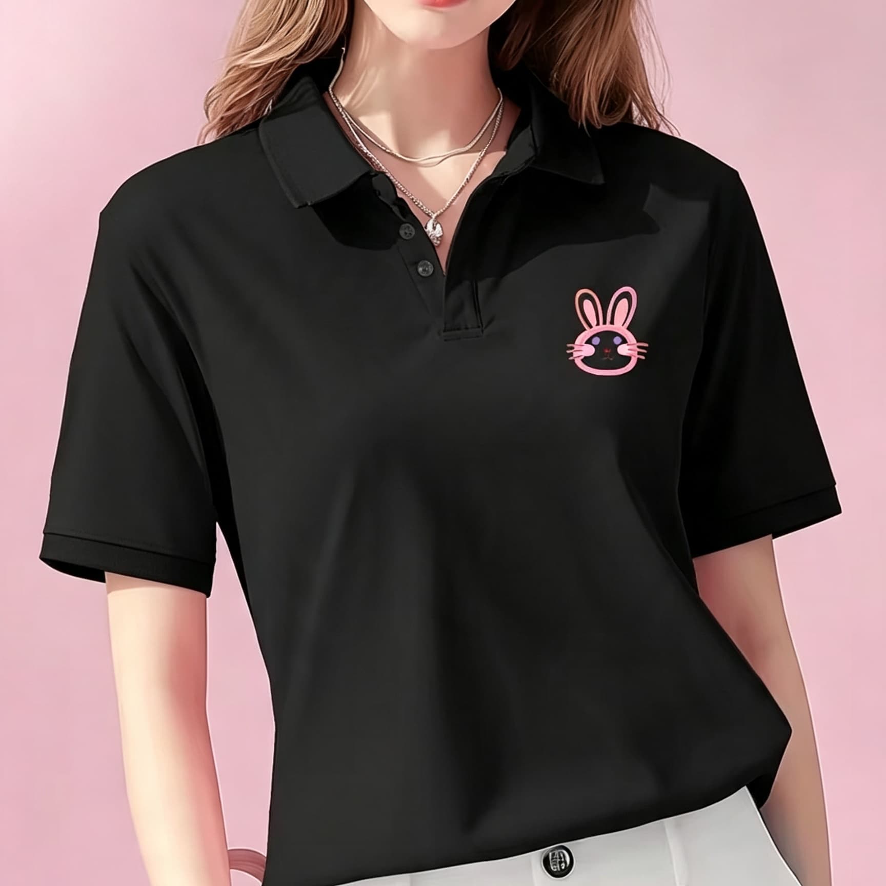 Kaos Polo Kerah Lapel Hitam Un - Men Formal Wear Top ulasan dan harga